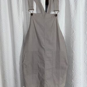 Grey Overall Dress